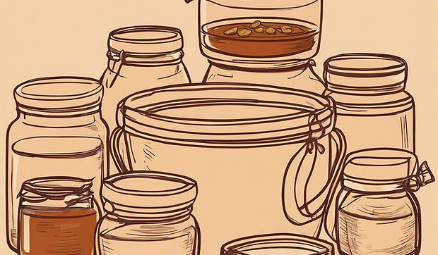 Soy sauce fermentation illustration — artisanal fermentation at Kusi Restaurant Ubud